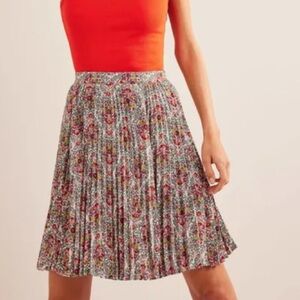 BODEN floral midi skirt